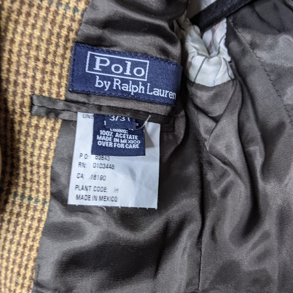 Polo Ralph Lauren • VTG Wool Houndstooth Blazer - Picture 2 of 6